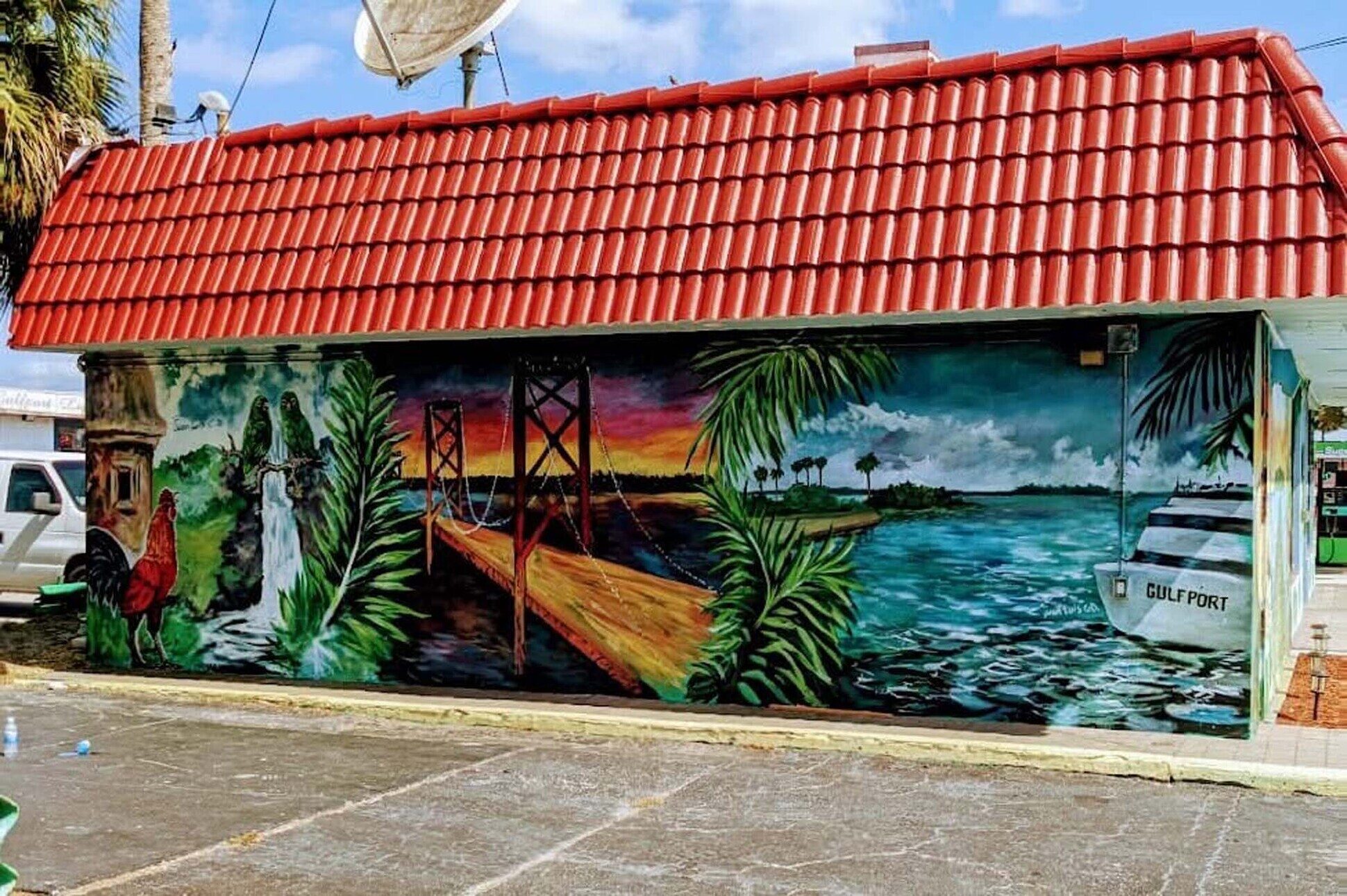 Julio's Empanadas storefront on 49th Street South in Gulfport, Florida